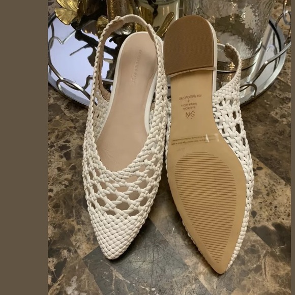 Something Navy Larissa Woven Slingback Flat - Picture 4 of 7